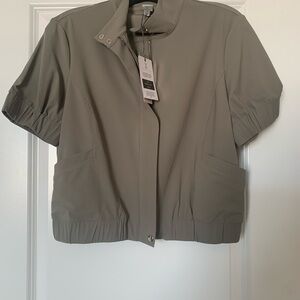 NWT Women’s Tristan Utility Jacket in khaki. Medium. Sport Chic Fabric.